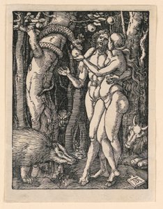 Adam and Eve, from The Little Passion Series by Albrecht Dürer