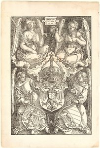 Allegory with the Coat of Arms of the Empire and the City of Nuremberg