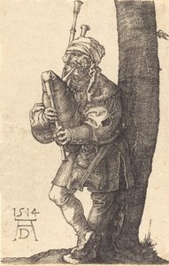 Bagpiper by Albrecht Dürer