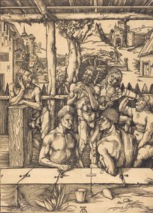 Bath House by Albrecht Dürer