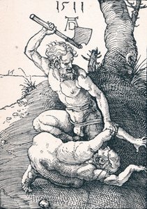 Cain Slaying Abel, 1511 by Albrecht Dürer