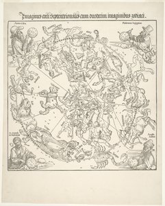 Celestial Map of the Northern Sky (Imagines coeli septentrionalis) by Albrecht Dürer