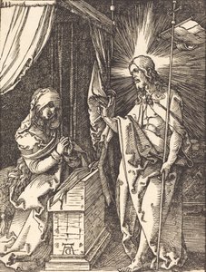 Christ Appearing to His Mother by Albrecht Dürer