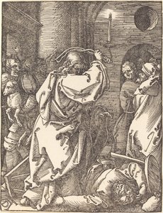 Christ Expelling the Moneylenders from the Temple by Albrecht Dürer