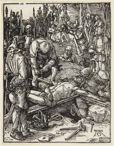 Christ Nailed to the Cross by Albrecht Dürer
