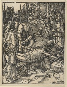 Christ Nailed to the Cross, from The Small Passion by Albrecht Dürer