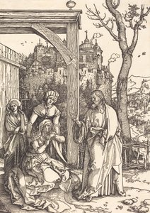 Christ Taking Leave from His Mother by Albrecht Dürer