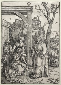 Christ Taking Leave of His Mother by Albrecht Dürer