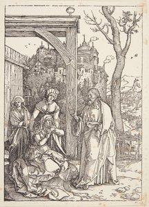 Christ Taking Leave of His Mother by Albrecht Dürer