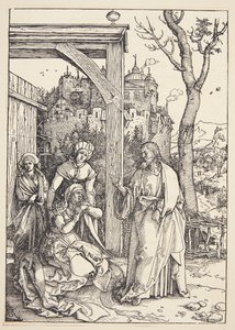 Christ Taking Leave of His Mother by Albrecht Dürer