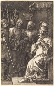 Christ before Caiaphas by Albrecht Dürer