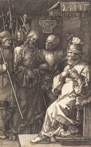 Christ before Caiaphas by Albrecht Dürer