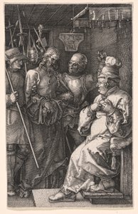 Christ before Caiaphas, from The Engraved Passion
