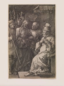 Christ before Caiphas, from the series “The Engraved Passion”