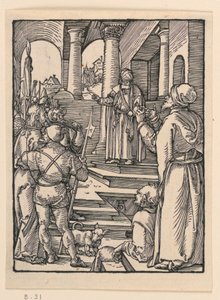 Christ before Pilate, from The Little Passion Series by Albrecht Dürer