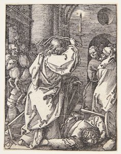 Christ Expelling the Moneylenders from the Temple by Albrecht Dürer