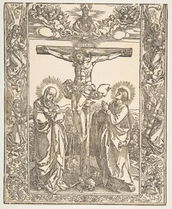 Christ on the Cross between the Virgin and Saint John by Albrecht Dürer