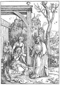 Christ Taking Leave of His Mother by Albrecht Dürer