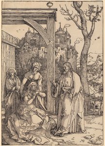 Christ Taking Leave of His Mother, Plate 17 from the Series "The Life of Mary" by Albrecht Dürer