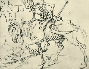 Death riding, 1505, 1943 by Albrecht Dürer