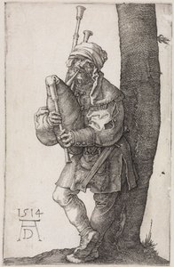 The Bagpiper by Albrecht Dürer