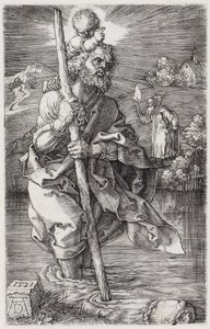 Saint Christopher, Looking to the Right by Albrecht Dürer