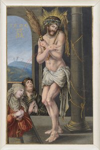 The Man of Sorrows at the Scourging Column by Albrecht Dürer