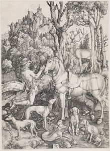 Saint Eustace by Albrecht Dürer