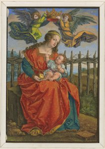 The Virgin Crowned by Two Angels by Albrecht Dürer