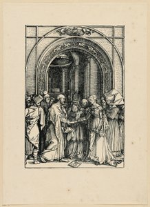 The Betrothal of Mary (Life of Mary) by Albrecht Dürer