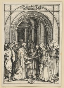 The Betrothal of Mary (Life of Mary) by Albrecht Dürer