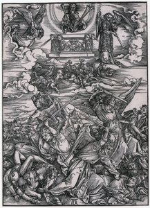 Angel Battle, VII. Figure, Plate 9 from the Series 