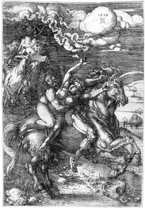 Abduction on the Unicorn by Albrecht Dürer