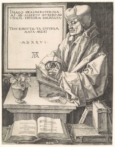 Erasmus of Rotterdam by Albrecht Dürer