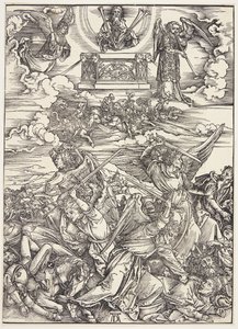 Four Avenging Angels of Euphrates by Albrecht Dürer