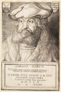Frederick the Wise, Elector of Saxony by Albrecht Dürer