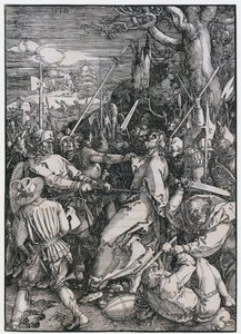 Capture of Christ, Plate 4 from the series "The Great Passion" by Albrecht Dürer