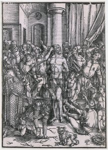 Scourging of Christ, Plate 5 of the Series 