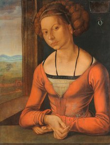 Portrait of a Young Woman with Braided Hair by Albrecht Dürer