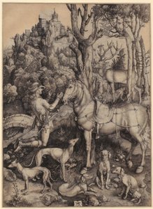 Saint Eustace by Albrecht Dürer