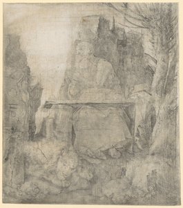 Saint Jerome beside the Willow Tree by Albrecht Dürer