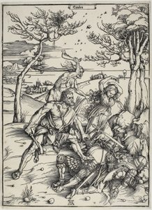Hercules Conquering the Molionide Twins by Albrecht Dürer