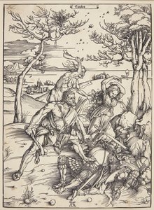 Hercules Conquering the Molionide Twins by Albrecht Dürer