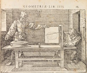 Institutionum geometricarum libri quatuor, 1528 by Albrecht Dürer