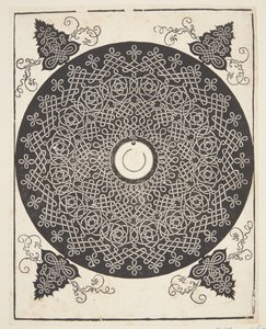 Interlaced Cord Pattern with white medallion