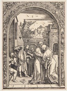 Joachim and St. Ann Meet at the Golden Gate by Albrecht Dürer