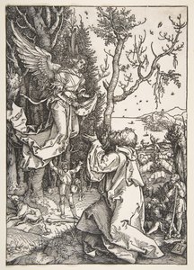 Joachim and the Angel, from The Life of the Virgin by Albrecht Dürer