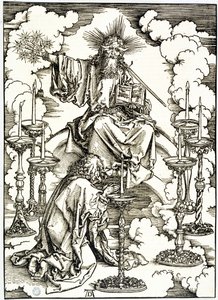 The Apocalypse (Latin Edition): The Vision of the Seven Candlesticks (Bartsch 62) by Albrecht Dürer