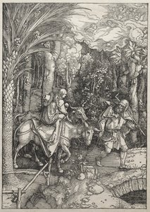 Life of the Virgin: Flight into Egypt by Albrecht Dürer