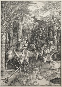 Life of the Virgin: Flight into Egypt by Albrecht Dürer